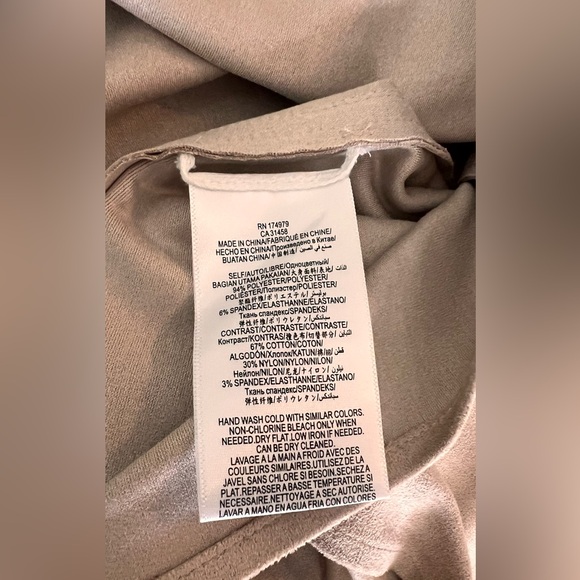 BCBGMaxAzria Blush Midi Dress with 3/4 Sleeves - Picture 10 of 12